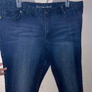 Rhythm In Blues Womens Capri Jeans Size 24